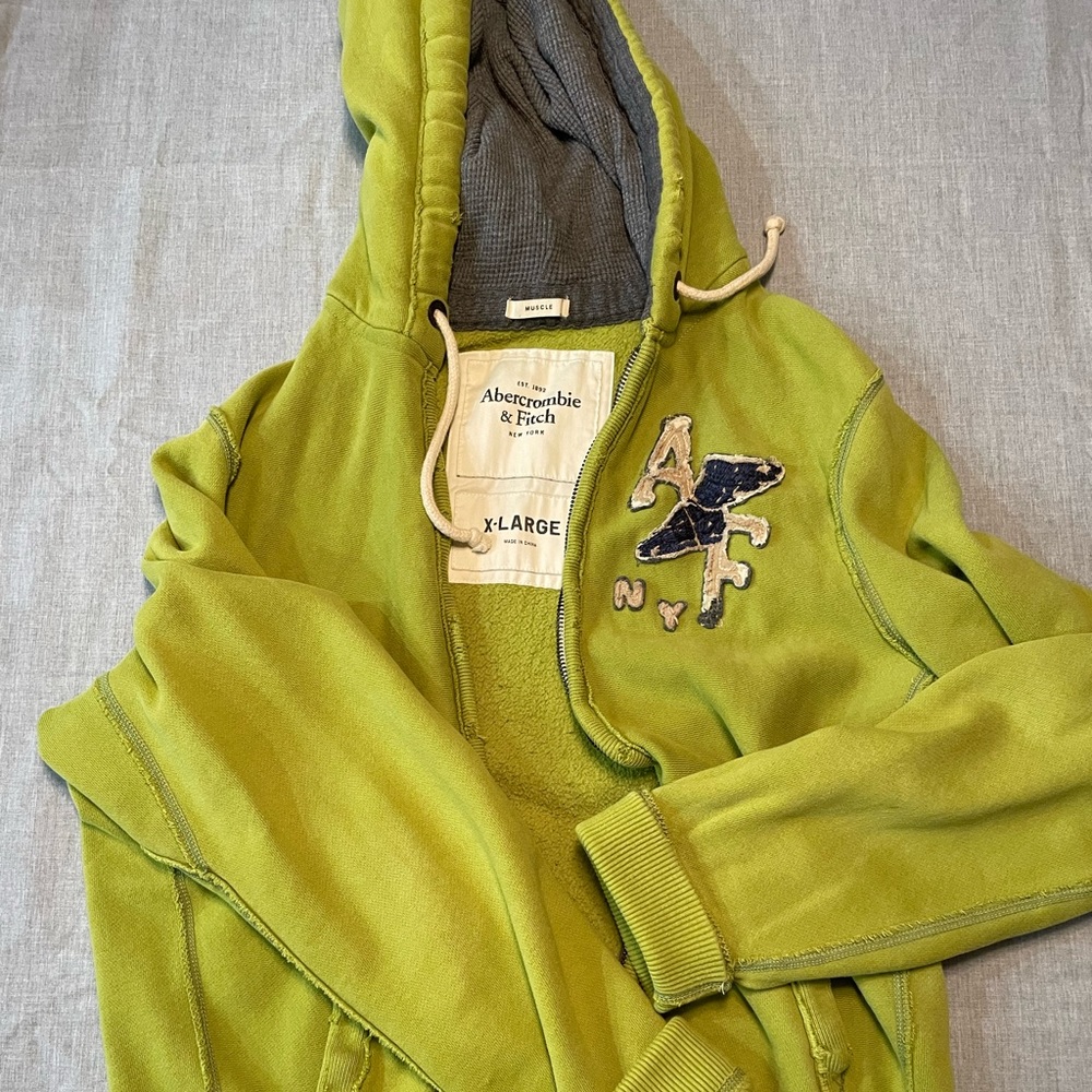 Abercrombie and Fitch Muscle Zip-up Sweatshirt size XL.